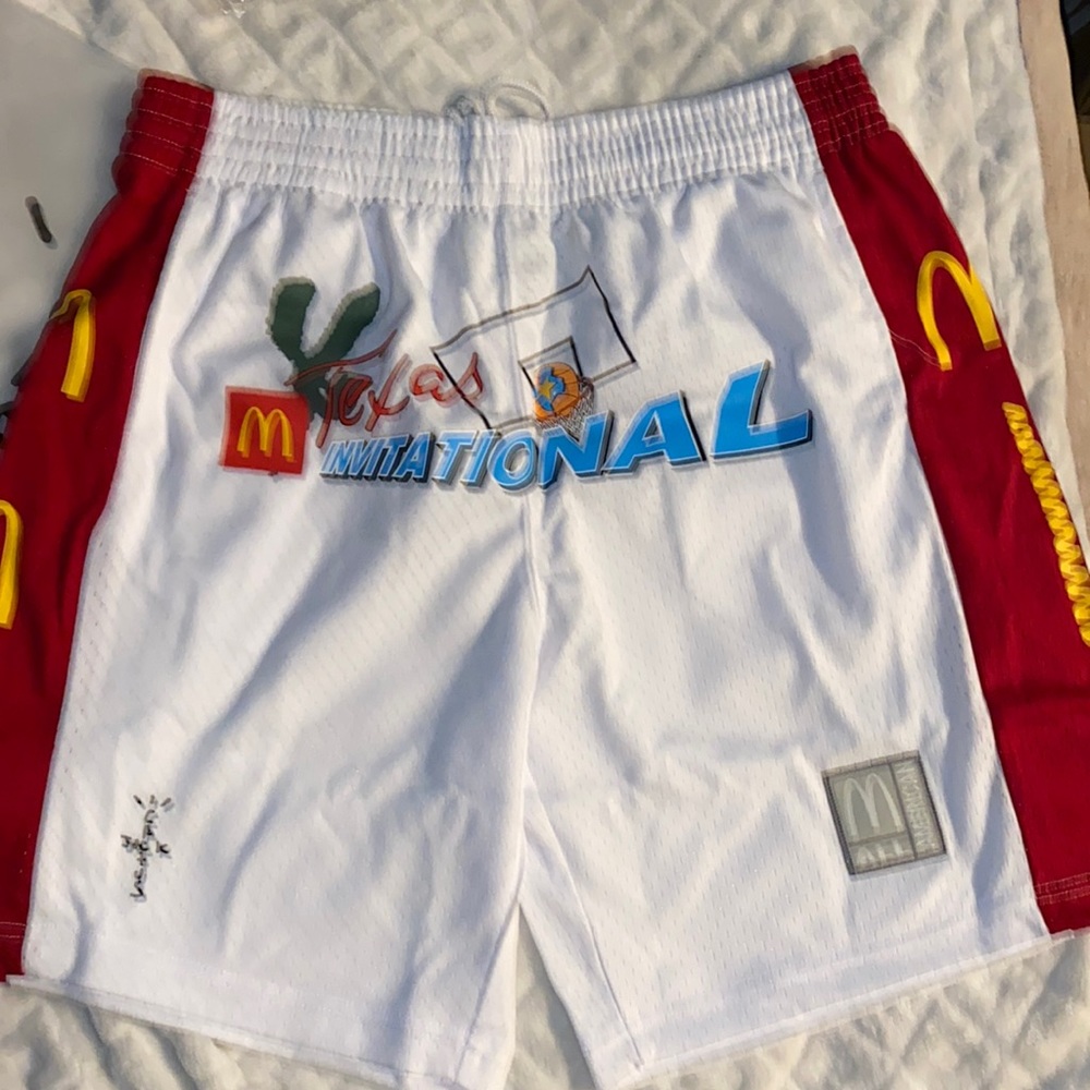 McDonalds X Travis Scott Cactus Jack All American Shorts
